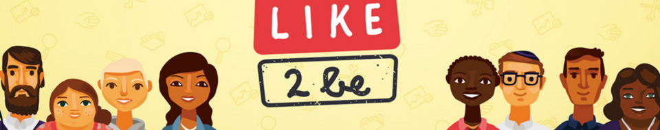 Personen mit Like2be-Logo